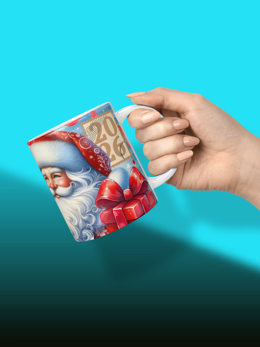 Кружка новогодняя универсальная 2026