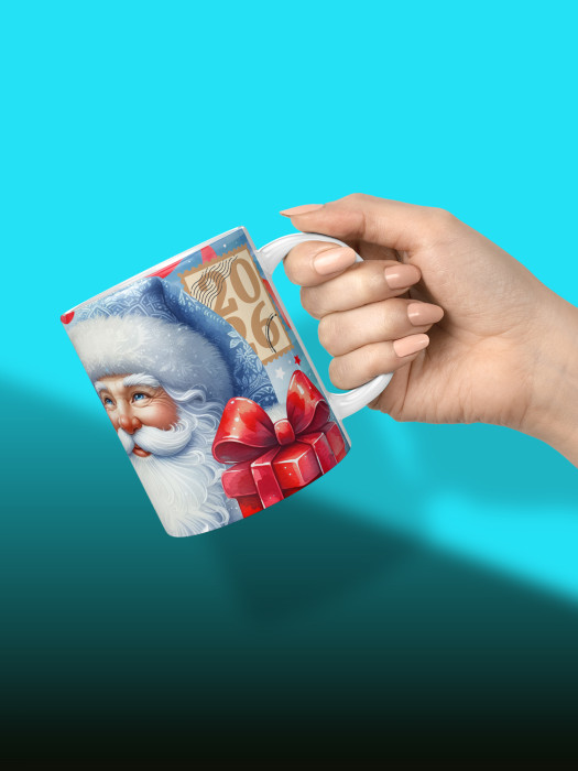 Кружка новогодняя универсальная 2026