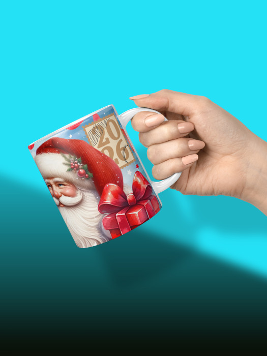 Кружка новогодняя универсальная 2026