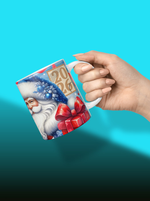 Кружка новогодняя универсальная 2026