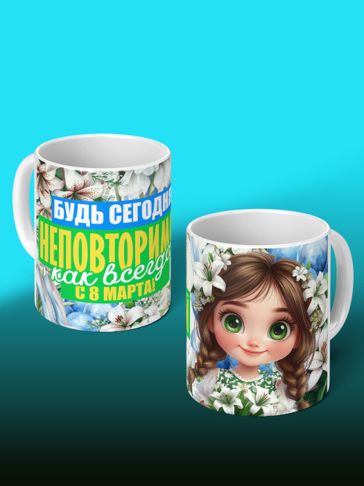 Кружка на 8 марта