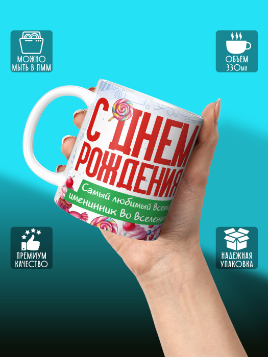 Кружка на День рождения