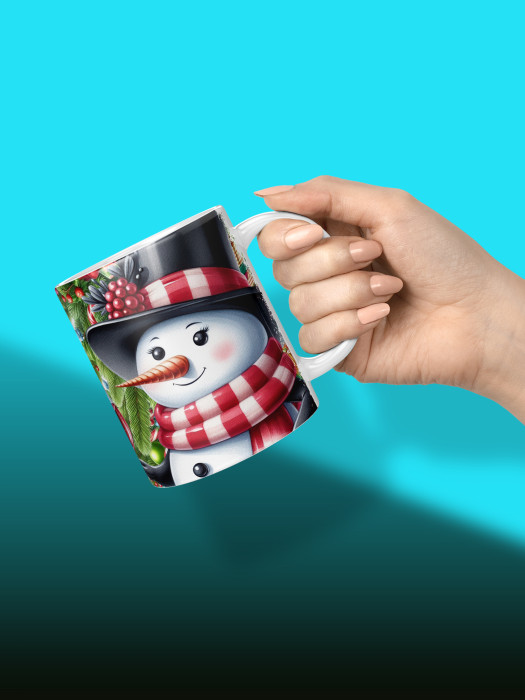 Кружка новогодняя женская