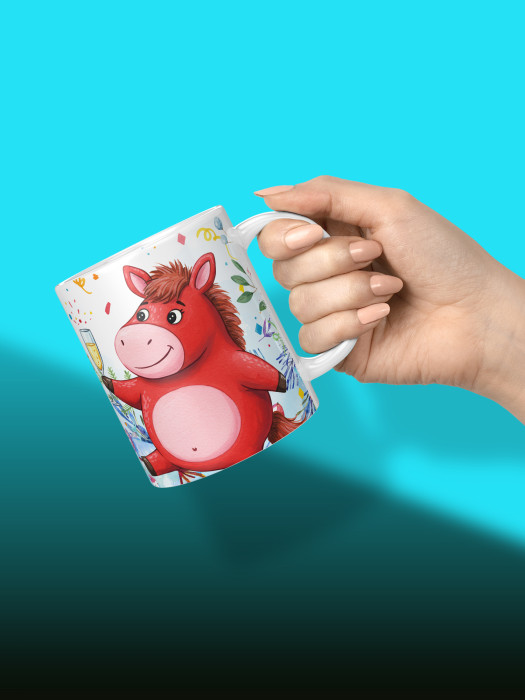 Кружка новогодняя с приколом