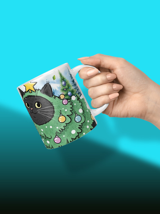 Кружка новогодняя универсальная