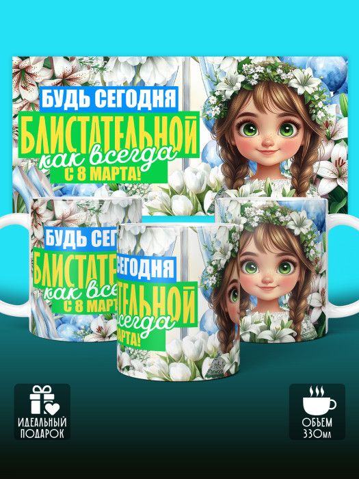 Кружка на 8 марта