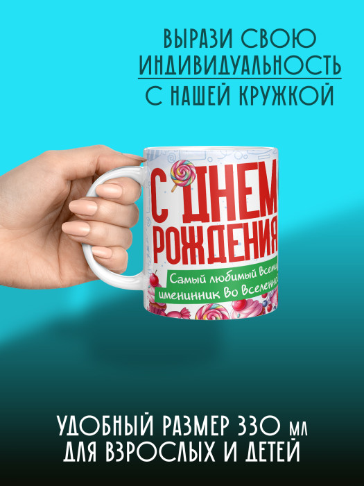 Кружка на День рождения