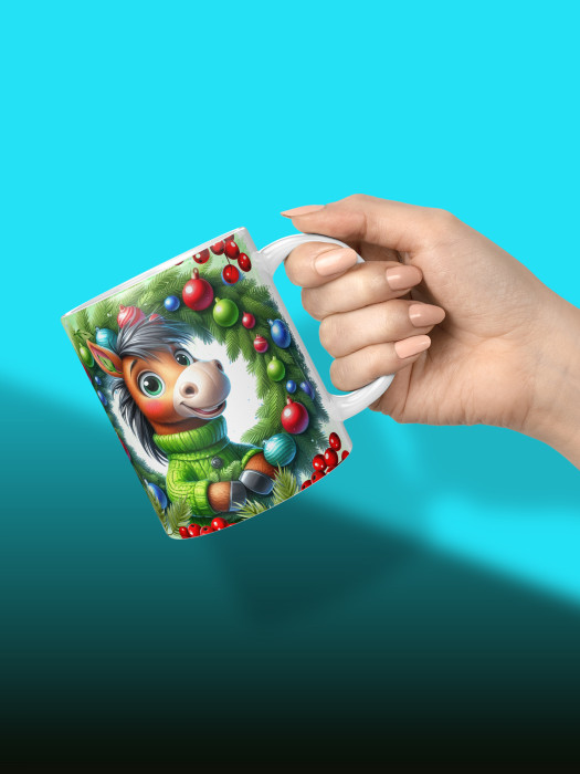 Кружка новогодняя детская