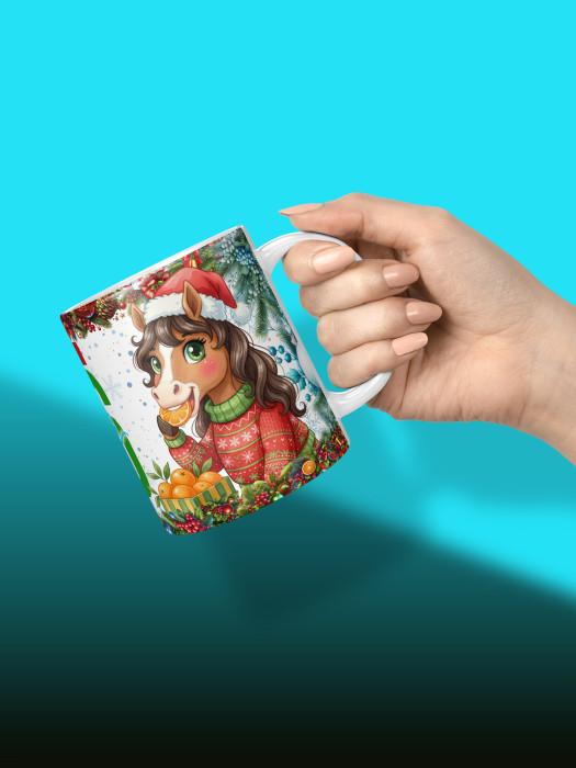 Кружка новогодняя женская 2026