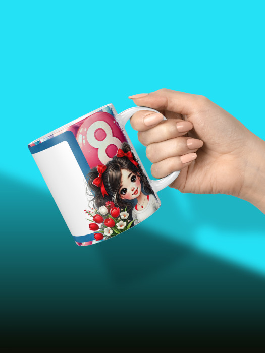 Кружка на 8 марта с фото