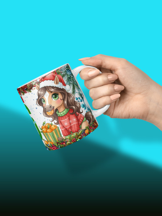 Кружка новогодняя женская 2026