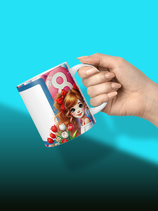 Кружка на 8 марта с фото