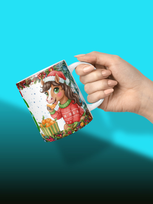 Кружка новогодняя женская 2026