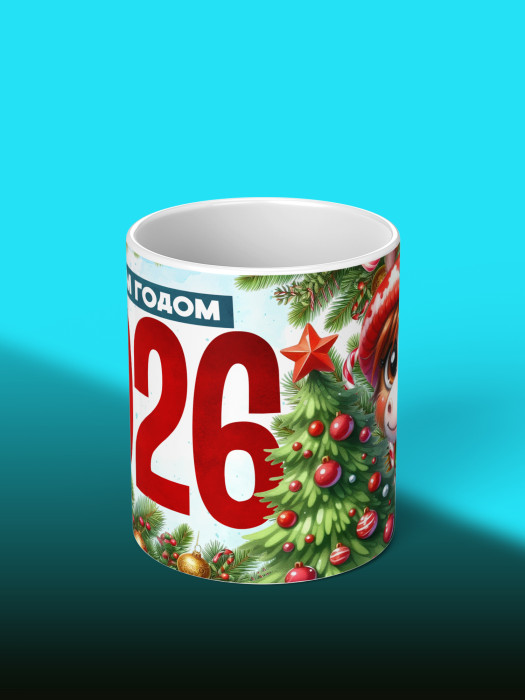 Кружка новогодняя с приколом