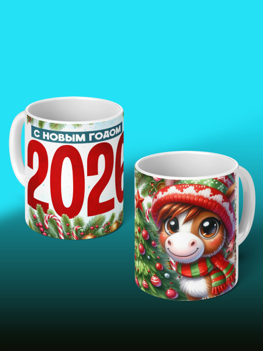 Кружка новогодняя с приколом