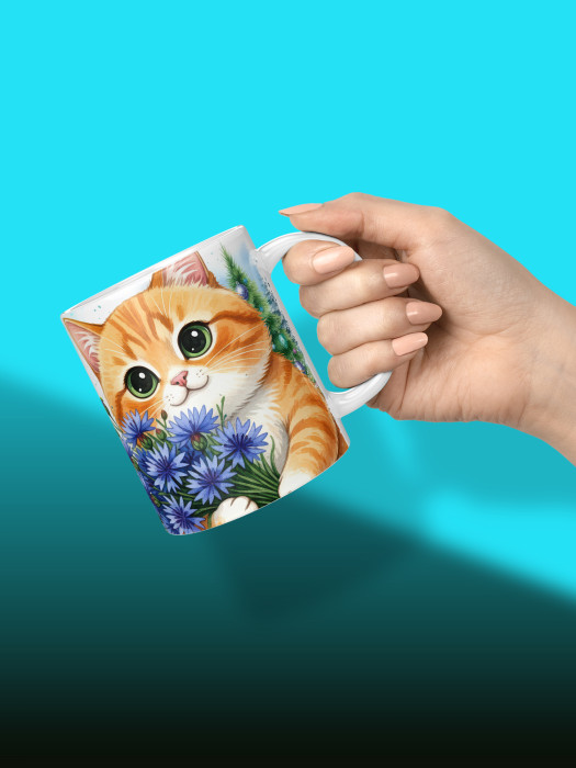 Кружка новогодняя для крестной