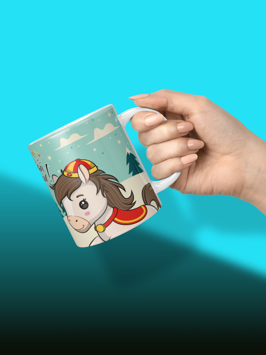 Кружка новогодняя с фото 2026