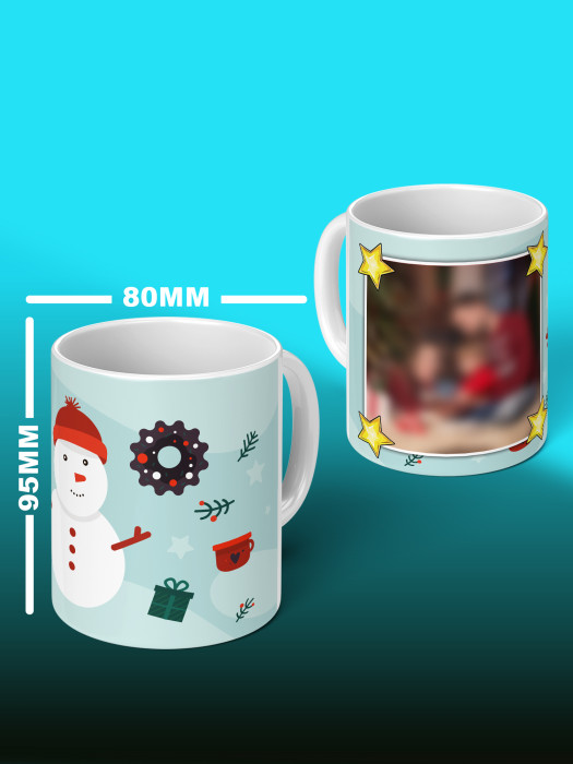 Кружка новогодняя с фото детская
