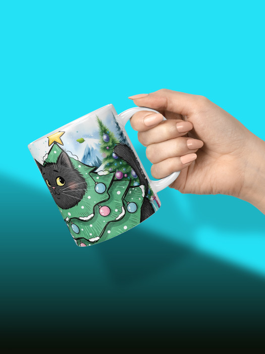 Кружка новогодняя универсальная