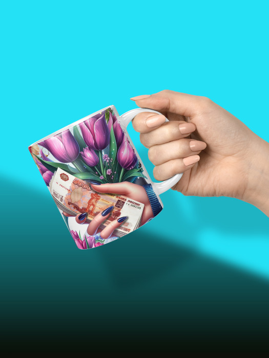 Кружка с принтом для Бухгалтера