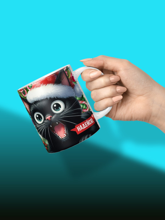 Кружка новогодняя универсальная