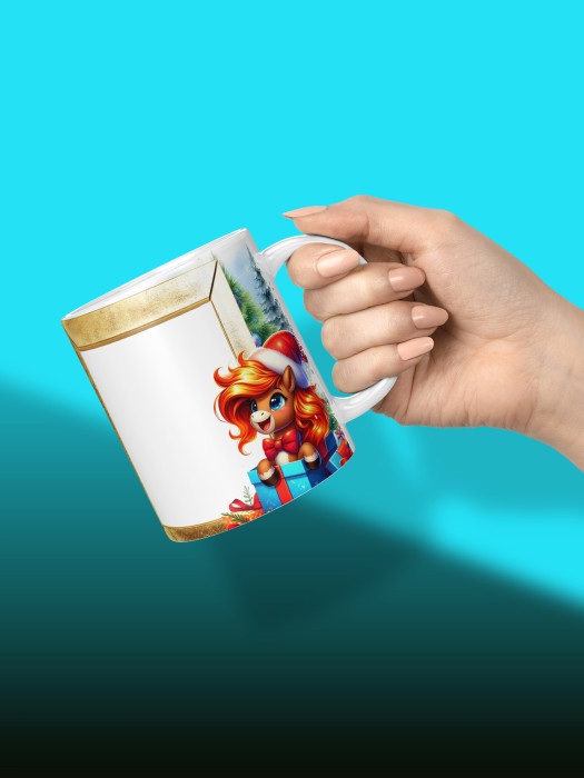 Кружка новогодняя с фото