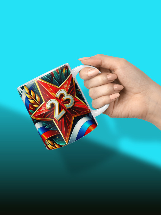 Кружка на 23 февраля