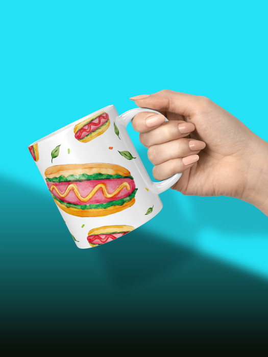 Кружка с принтом Влюбленным