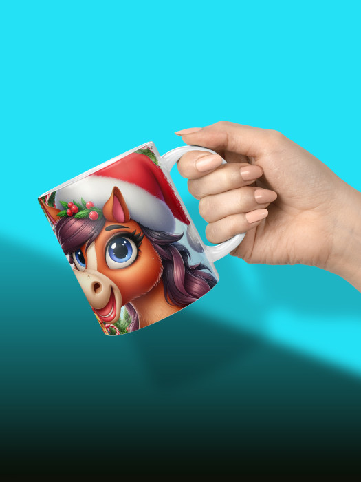 Кружка новогодняя для мамы