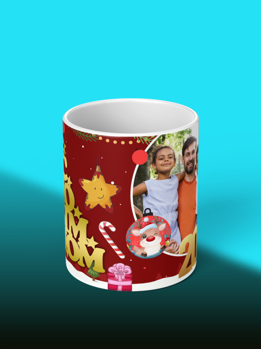 Кружка новогодняя универсальная 2026