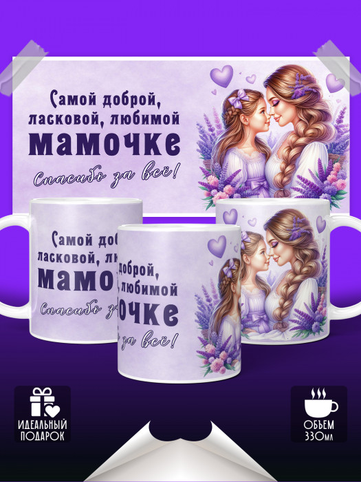 Кружка Самой доброй мамочке