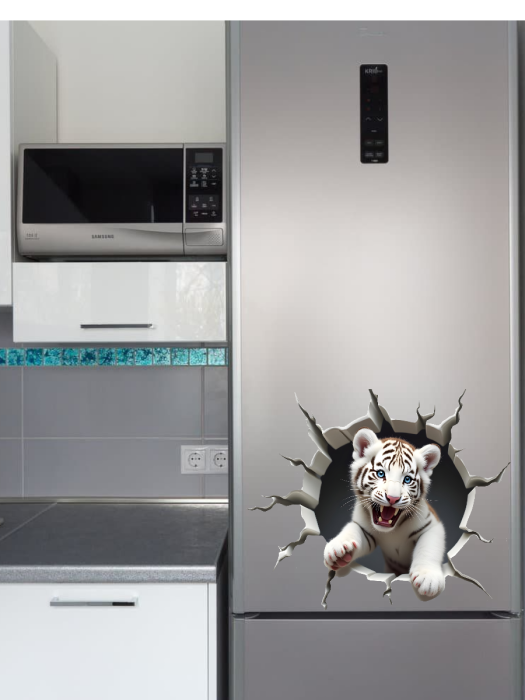 Наклейка интерьерная Тигр