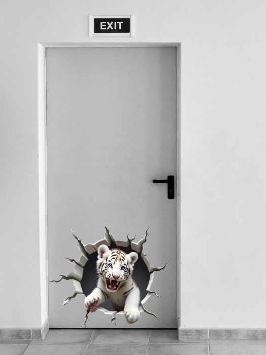 Наклейка интерьерная Тигр