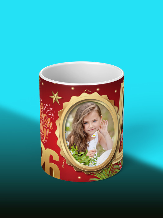 Кружка новогодняя  универсальная 2 фото