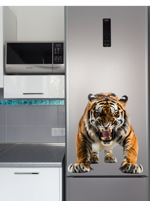 Наклейка интерьерная Тигр