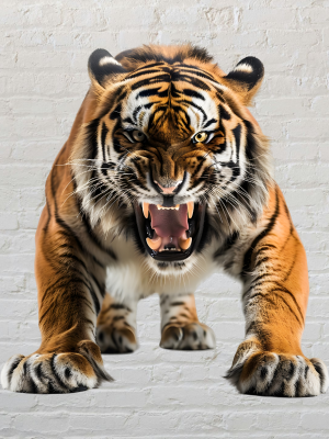 Наклейка интерьерная Тигр