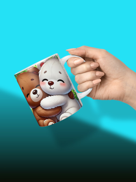 Кружка с принтом Влюбленным