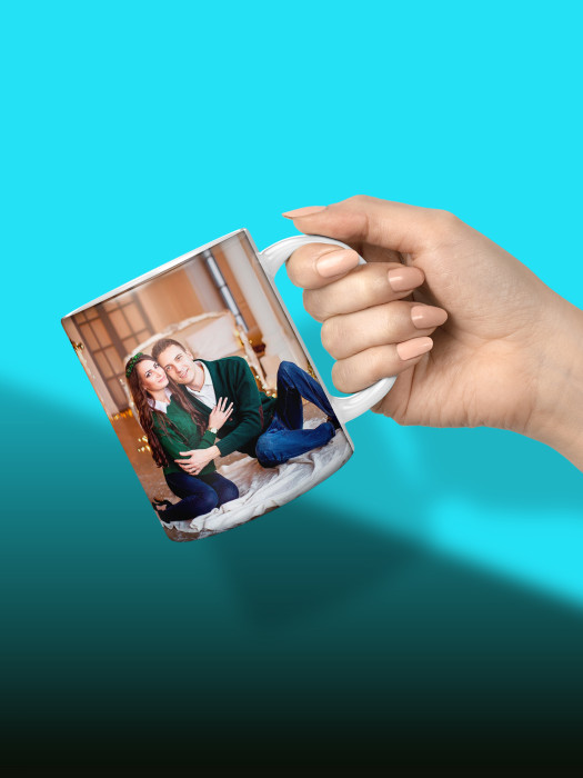 Кружка Рождественская с фото