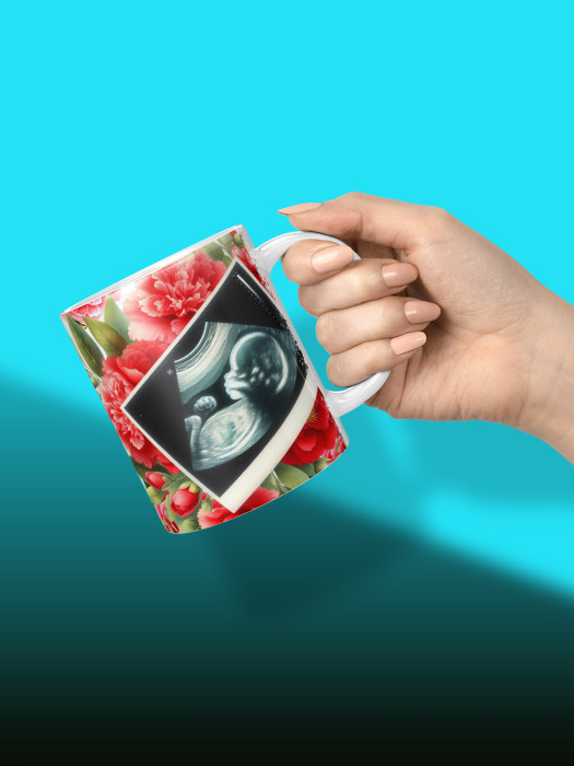 Кружка с принтом в Ожидании малыша с фото