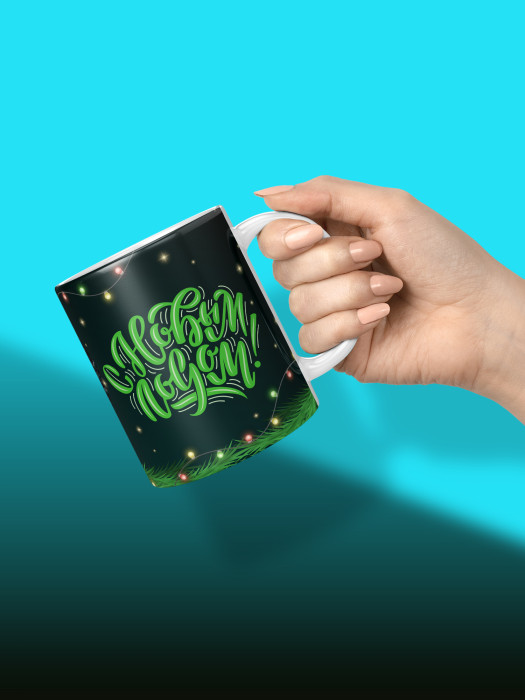 Кружка новогодняя с фото