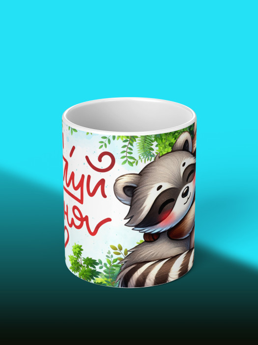 Кружка с принтом Влюбленным