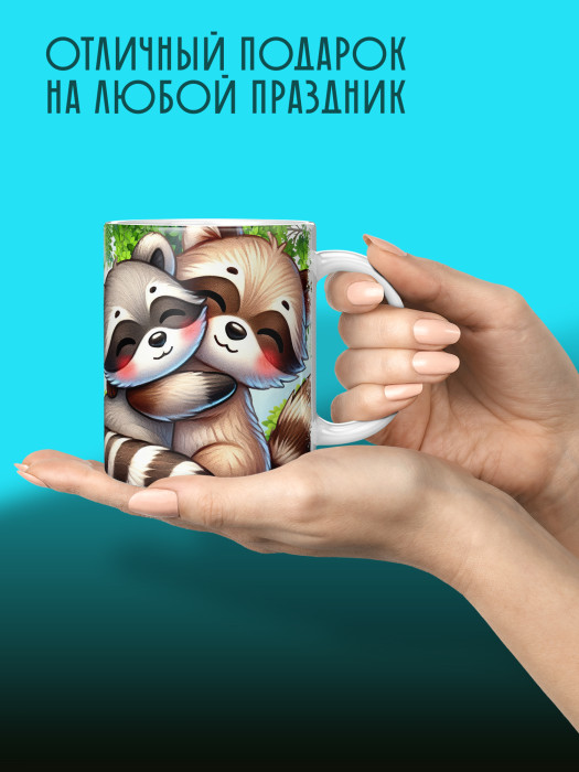 Кружка с принтом Влюбленным