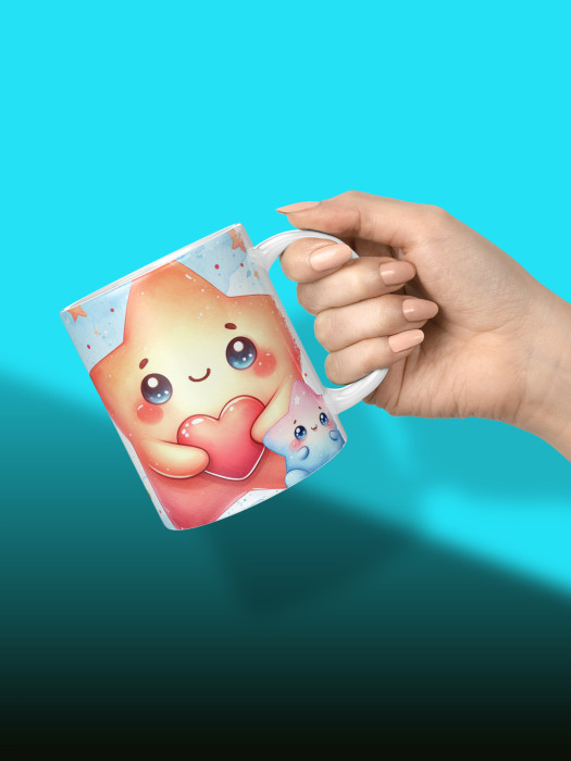 Кружка с принтом Влюбленным