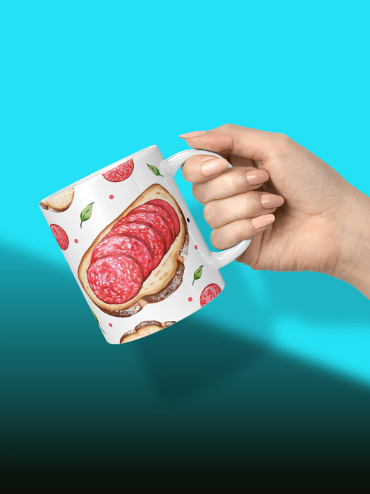 Кружка с принтом Влюбленным