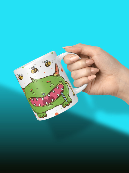 Кружка с принтом Влюбленным