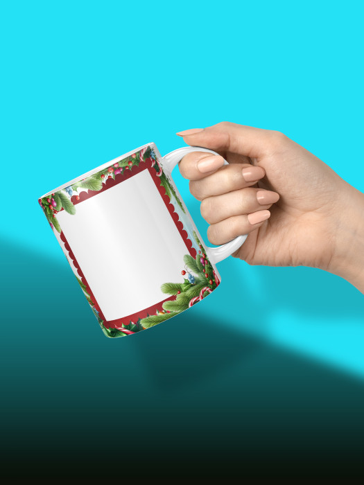 Кружка новогодняя с фото