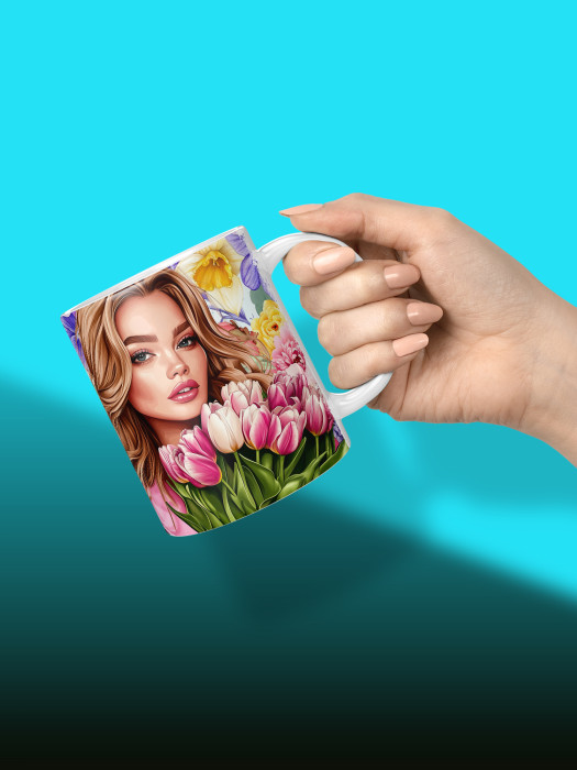 Кружка на 8 марта